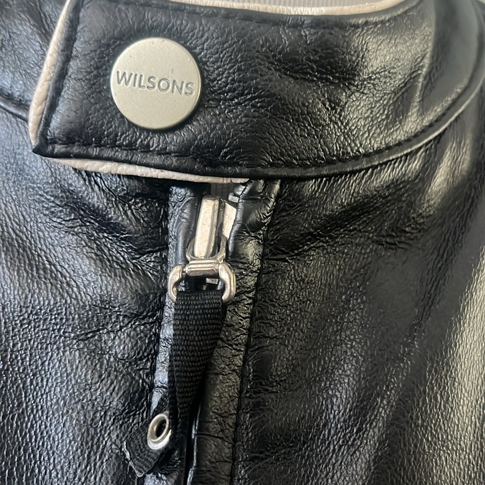 WILSONS Leather Racing Jacket - Picture 14 of 17